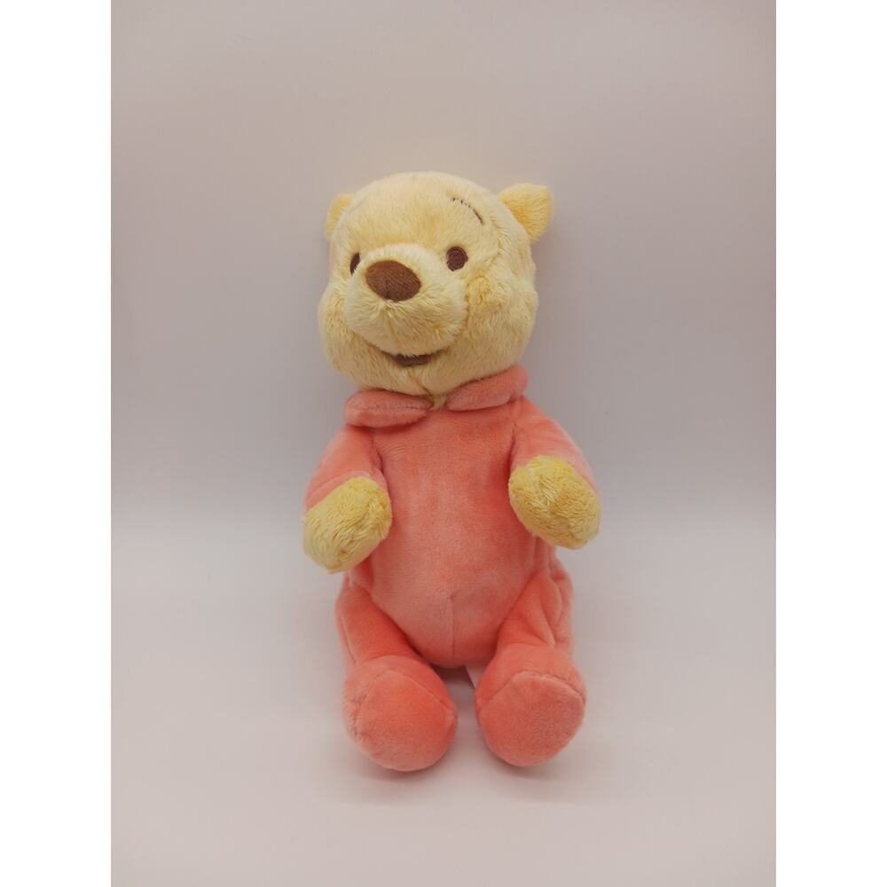10" Disney Parks Babies Winnie The Pooh Plush Stuffed Animal Soft